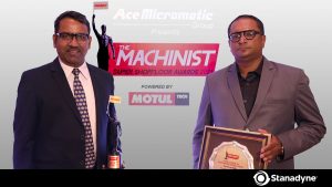 Mr. R. Janakiraman and Mr. K. Jagannathan accepted The Machinist Super Shopfloor Awards